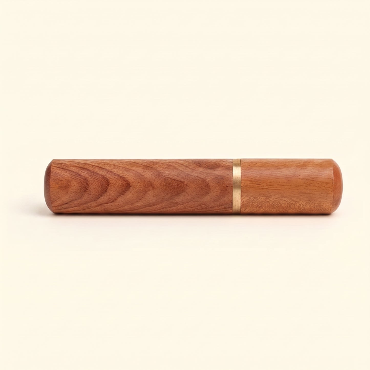 Rose Wood WDT tool profile view showing brass collar and turned wood handle