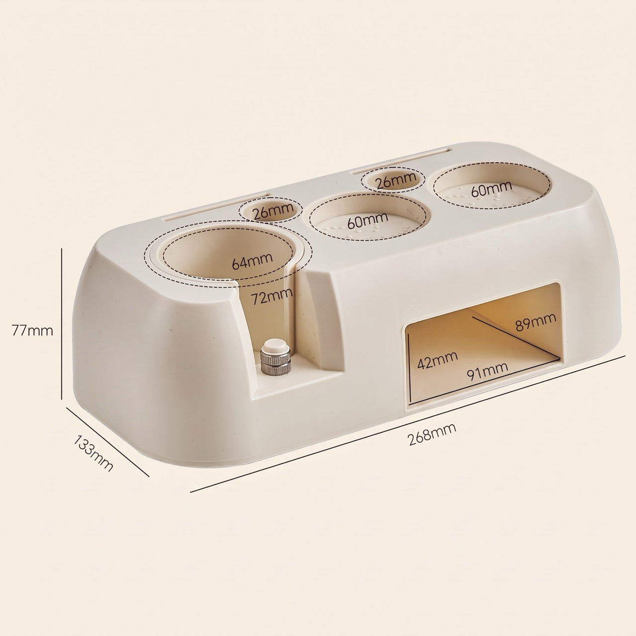 Tamping Station 51/53/54/58mm, ABS Portafilter Holder