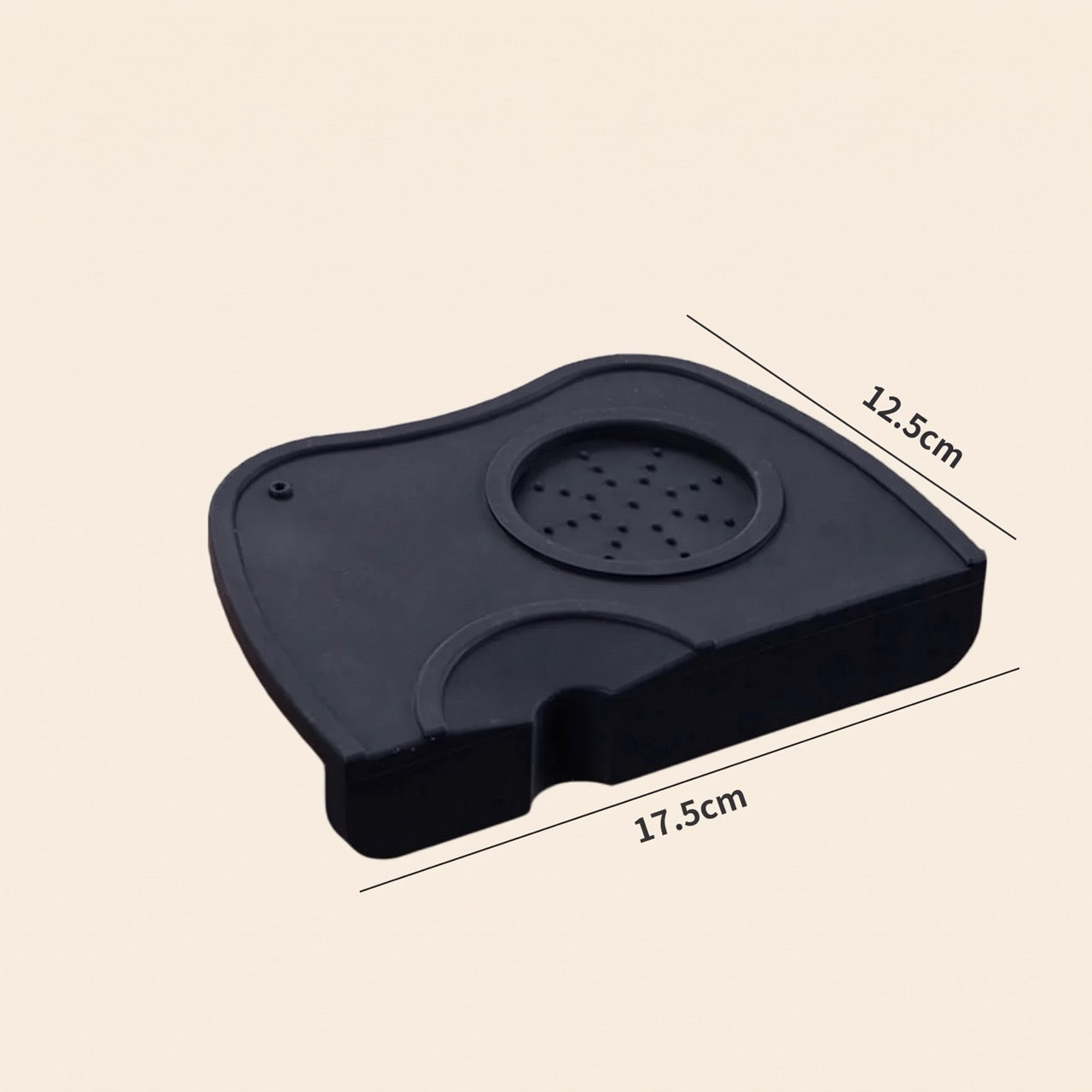 Three sizes of the silicone corner tamping mat side by side
